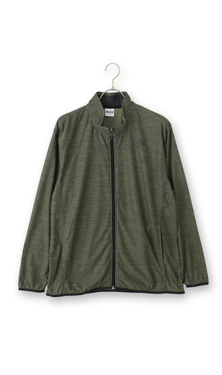 カチオン杢DRYフルジップブルゾン