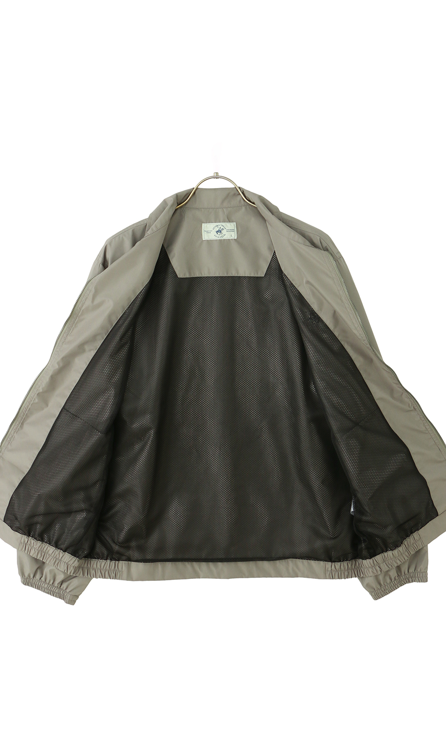 裏メッシュ防風ラミネートドリズラー【BEVERLY HILLS POLO CLUB】 カーキ M