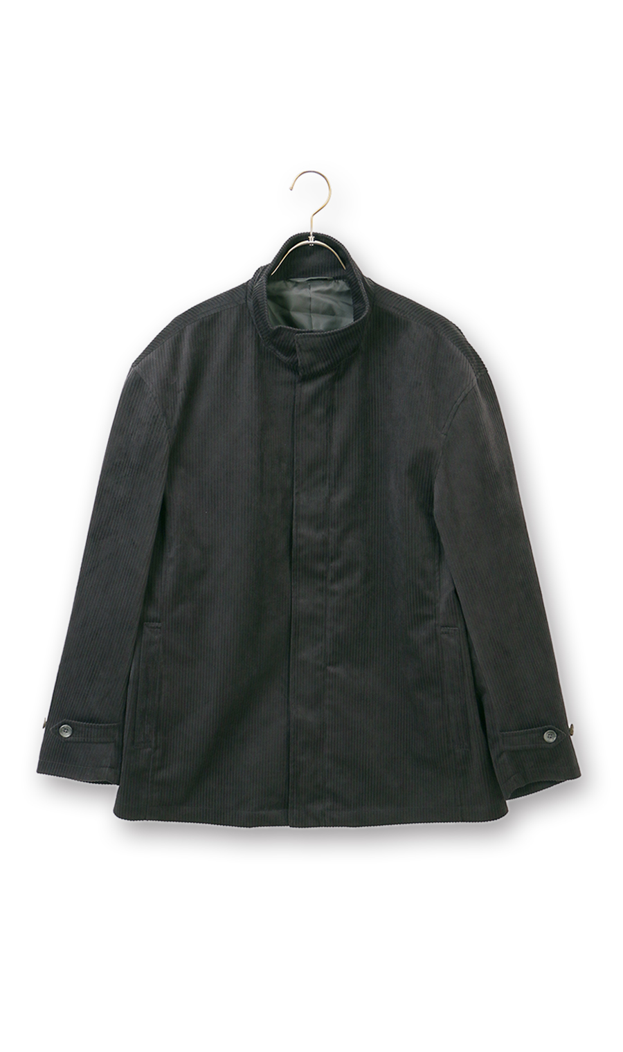 ドライビングジャケット【コーデュロイ】 チャコール M