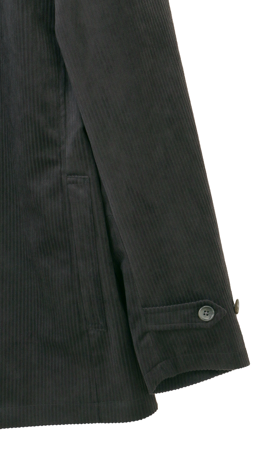 ドライビングジャケット【コーデュロイ】 チャコール M