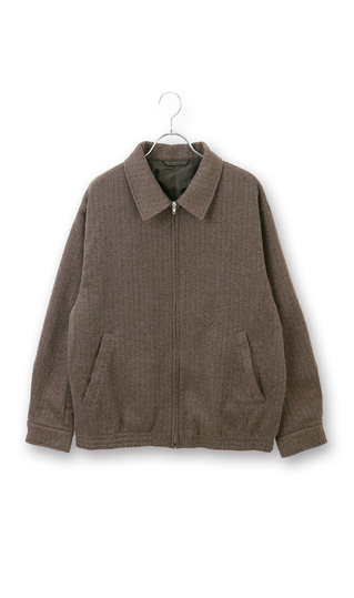 裏起毛ハーフジップトレーナー (D5D13AY-35) | DUNLOP | 紳士服