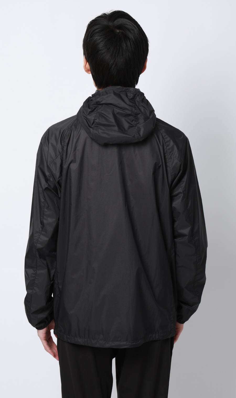 ポケッタブルフードジャケット【軽量】 チャコール S