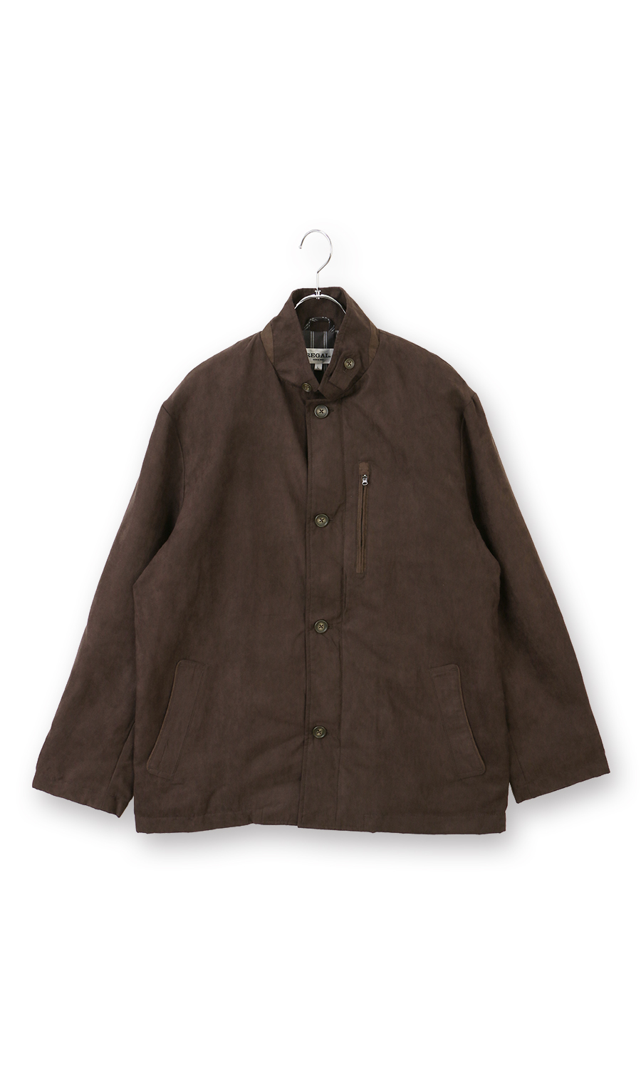 ポリスエードジャケット ブラウン M