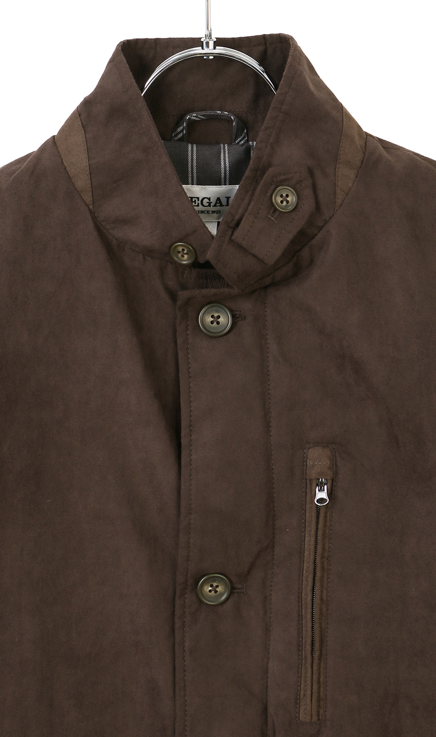 ポリスエードジャケット ブラウン M