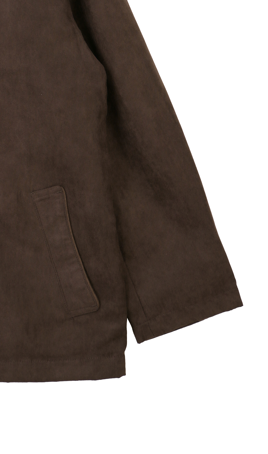 ポリスエードジャケット ブラウン M