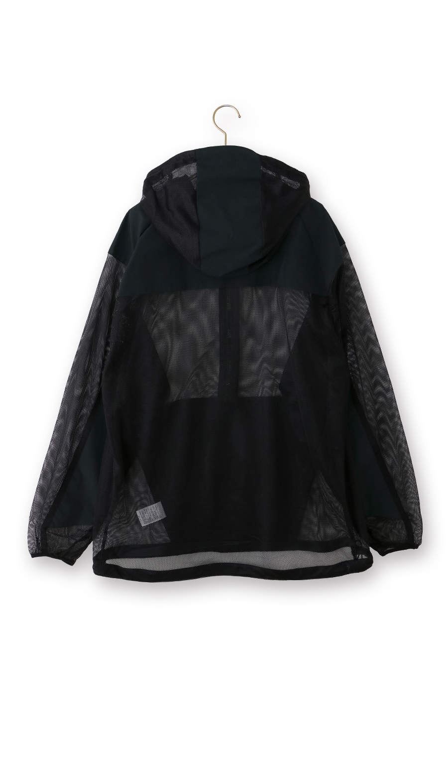 メッシュアノラックプルオーバー【防虫加工】 ブラック S