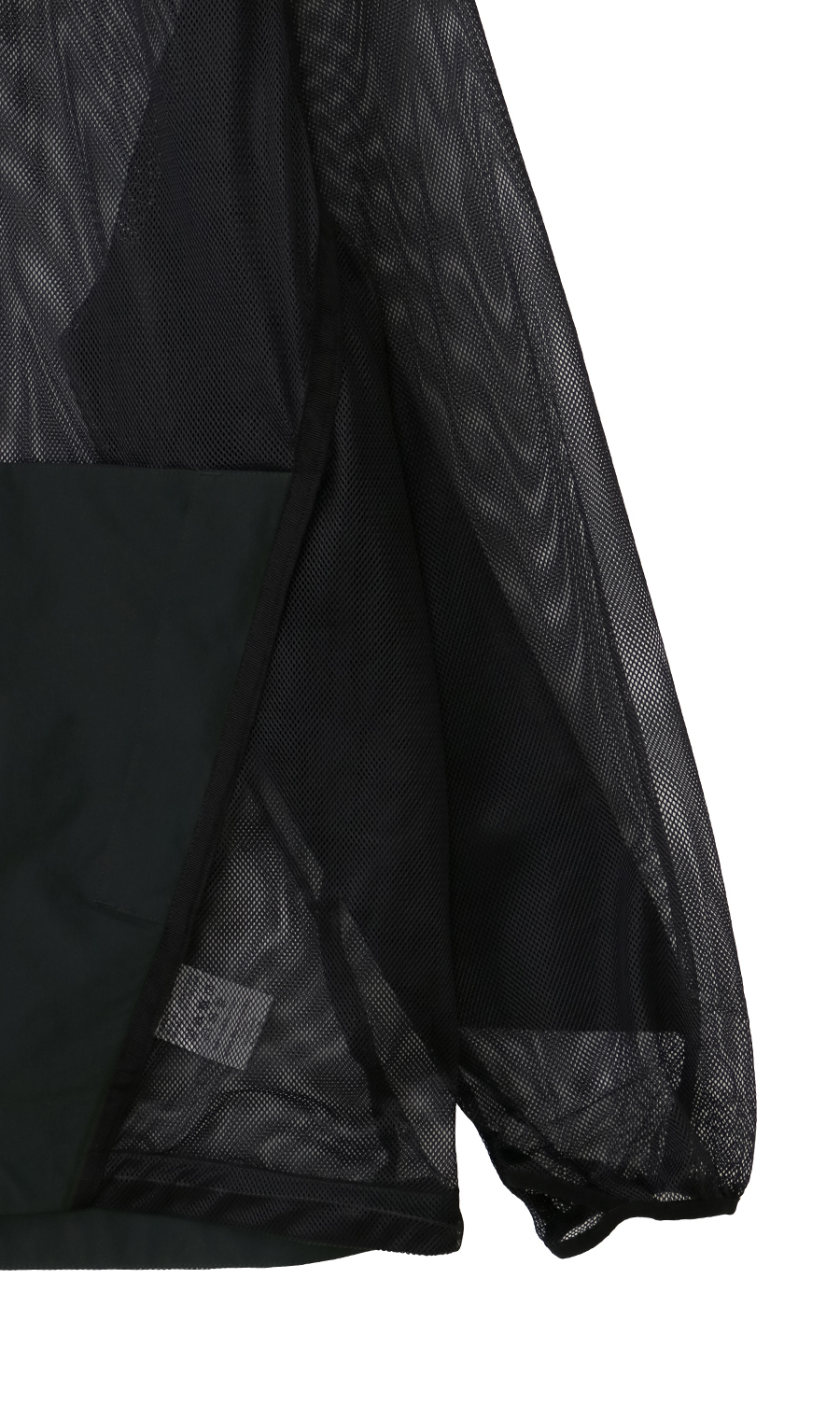 メッシュアノラックプルオーバー【防虫加工】 ブラック S