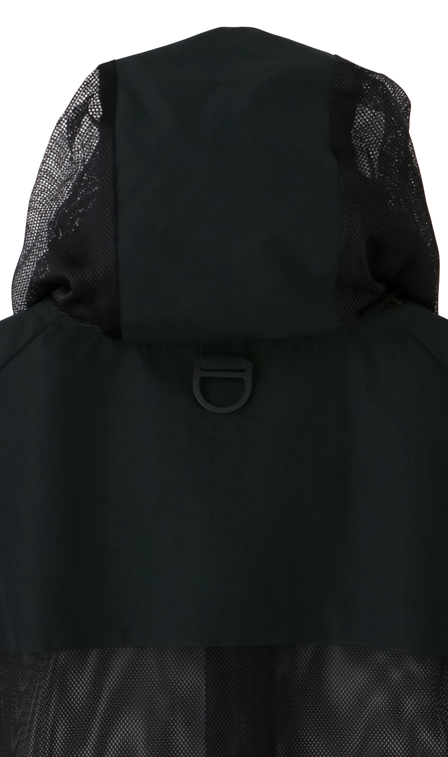メッシュアノラックプルオーバー【防虫加工】 ブラック S
