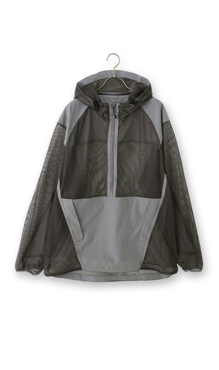 メッシュアノラックプルオーバー【防虫加工】
