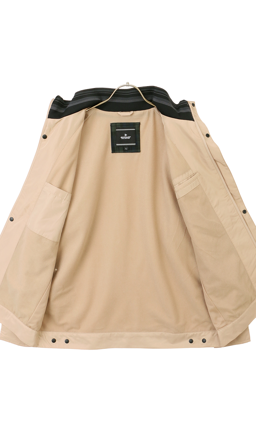 裏トリコットブルゾン ベージュ M