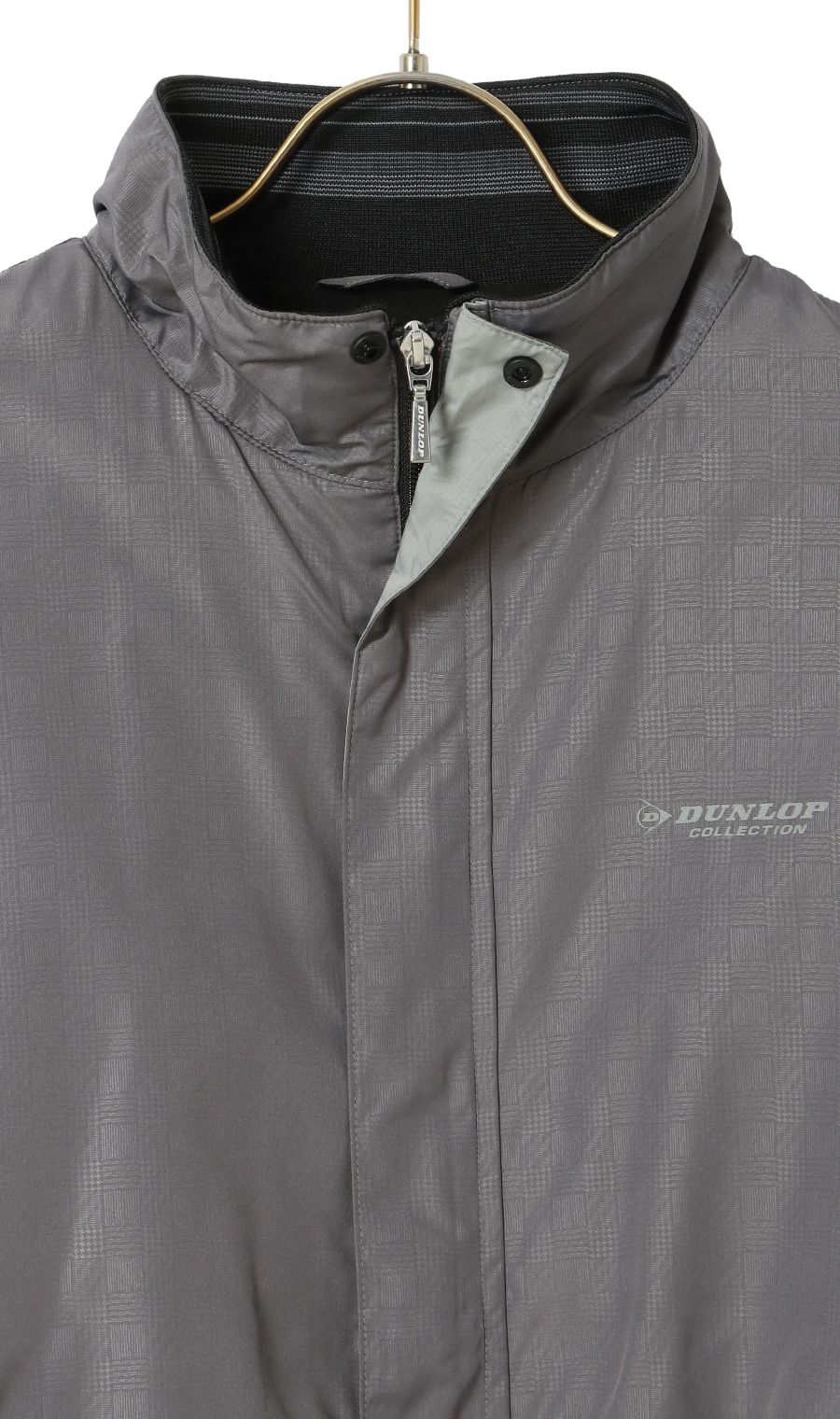 半裏フリースブルゾン グレー M