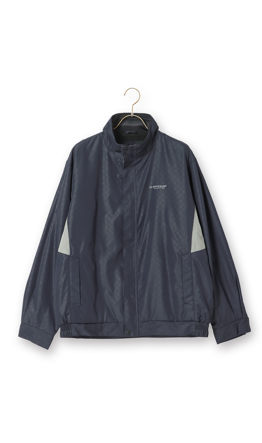 半裏フリースブルゾン ネイビー M