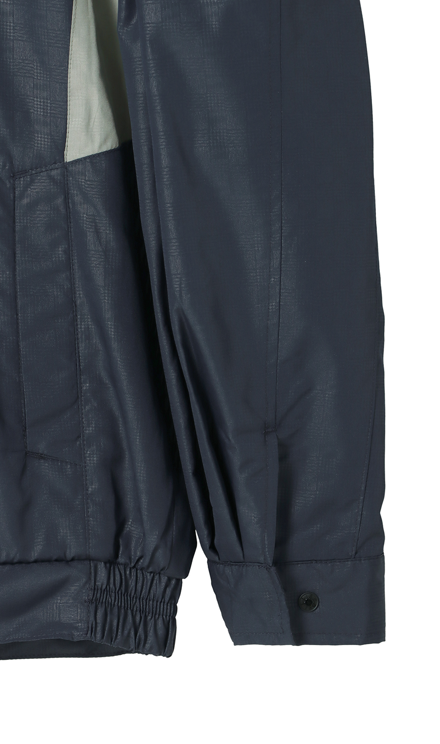 半裏フリースブルゾン ネイビー M