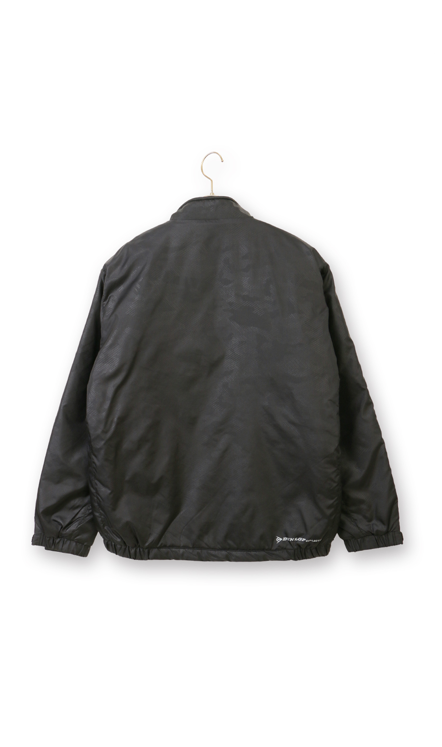 薄中綿エンボスジャケット ブラック M