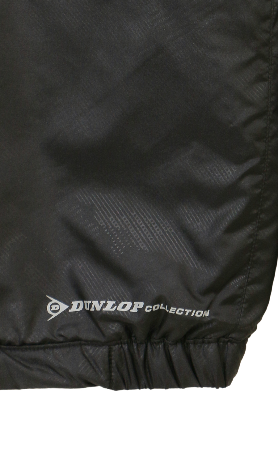 薄中綿エンボスジャケット ブラック M