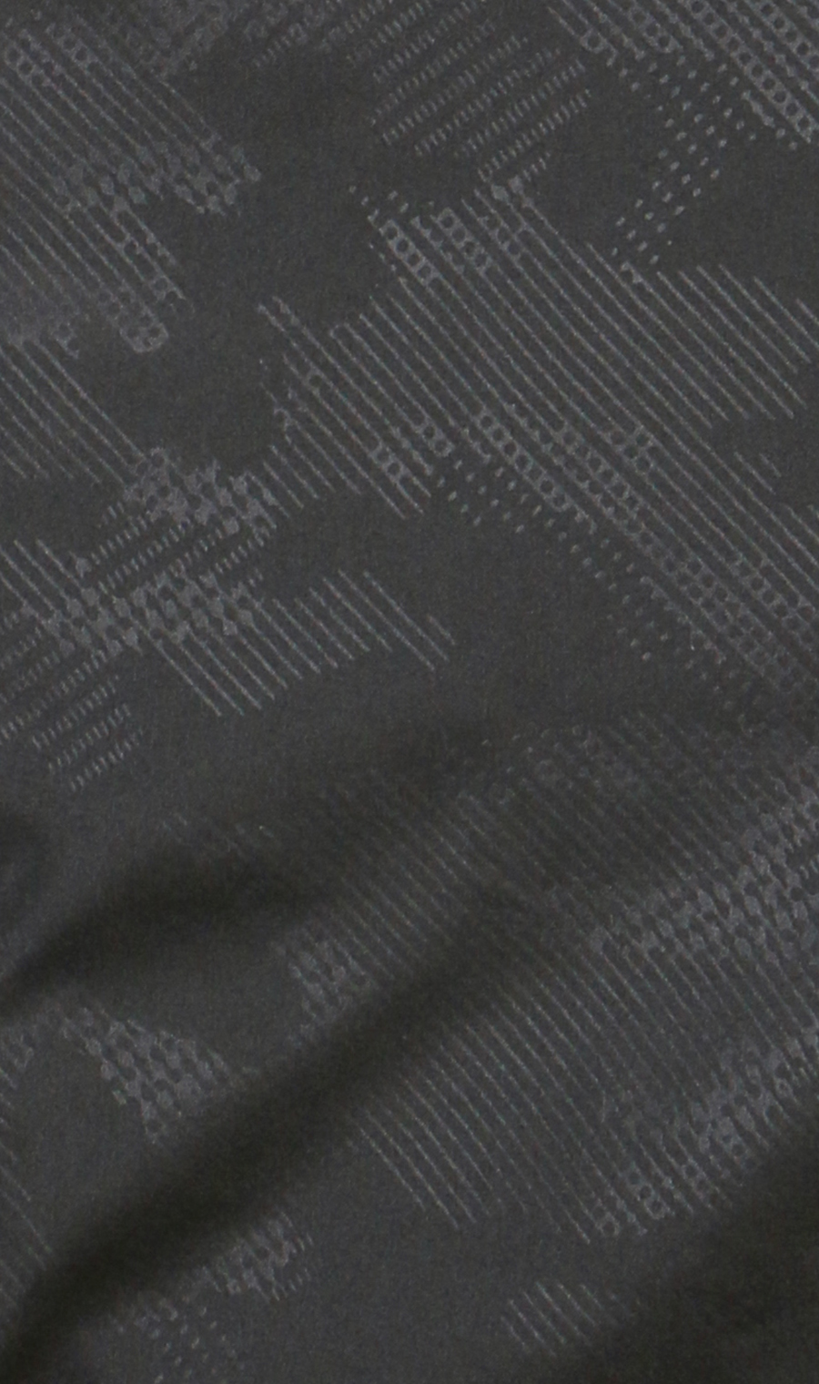 薄中綿エンボスジャケット ブラック M