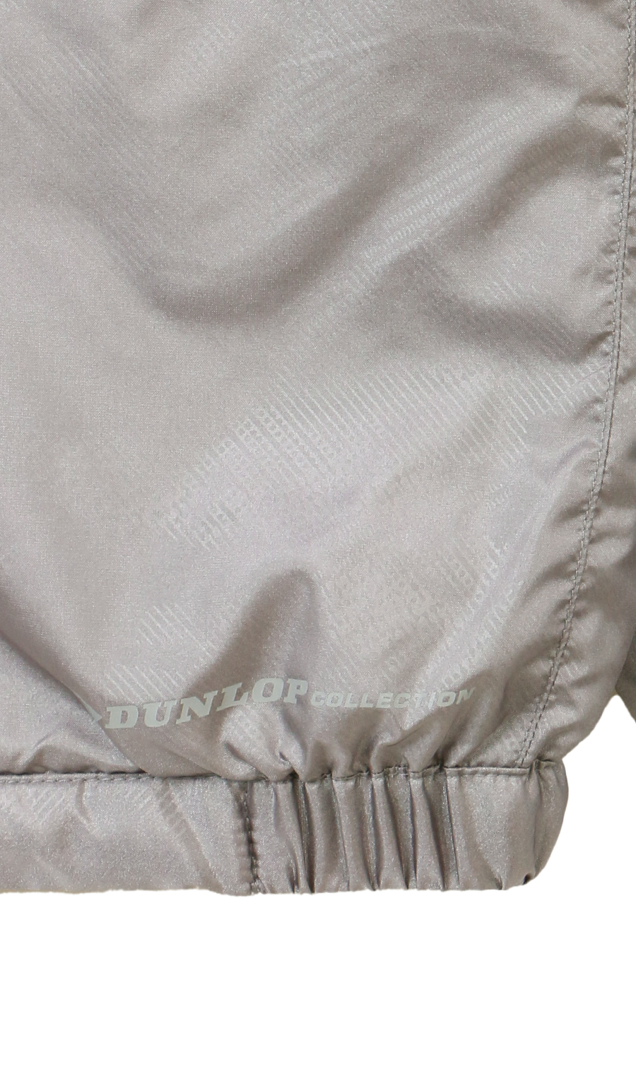 薄中綿エンボスジャケット グレー M