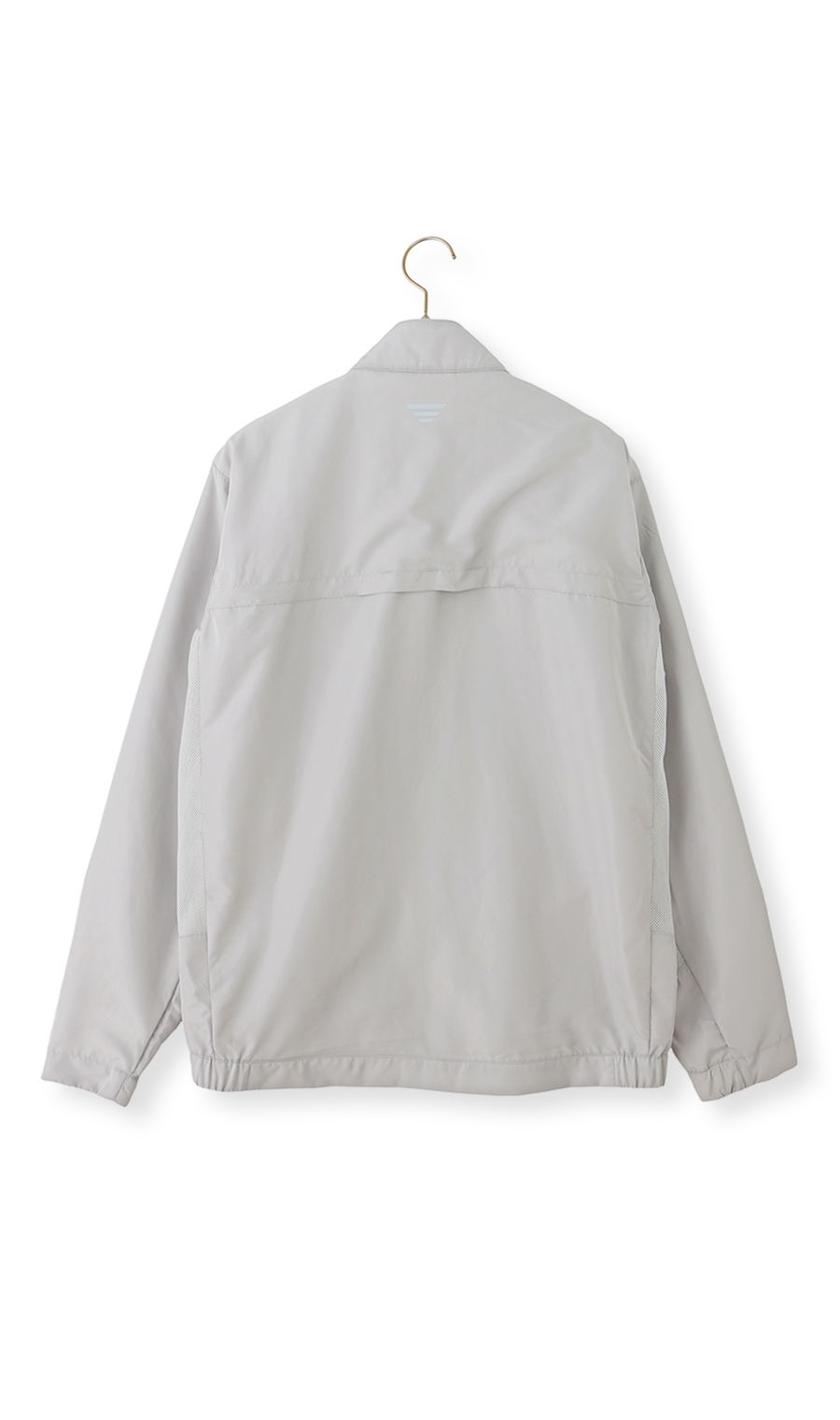 メッシュ切り替えブルゾン ライトグレー M