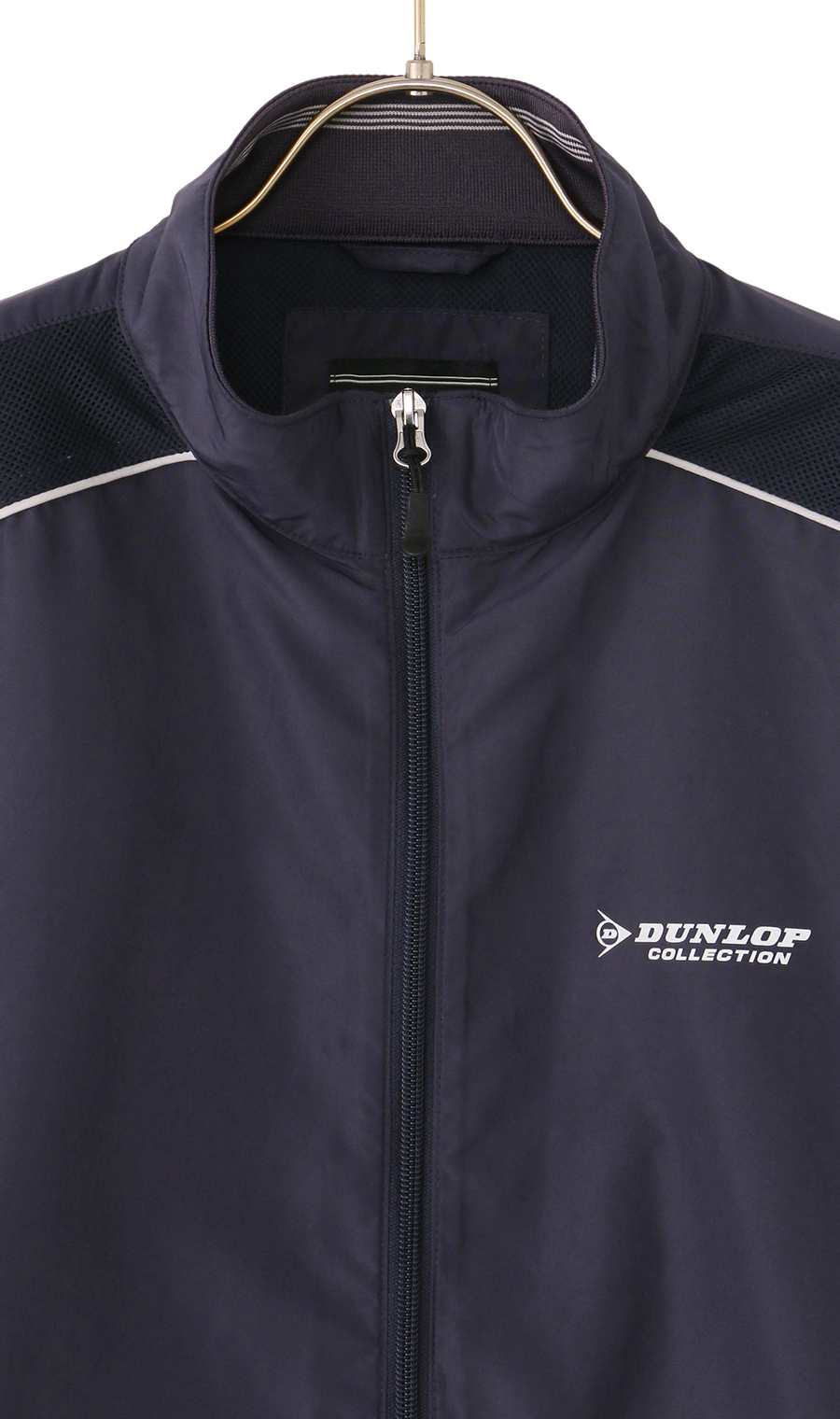 メッシュ切り替えブルゾン ネイビー M