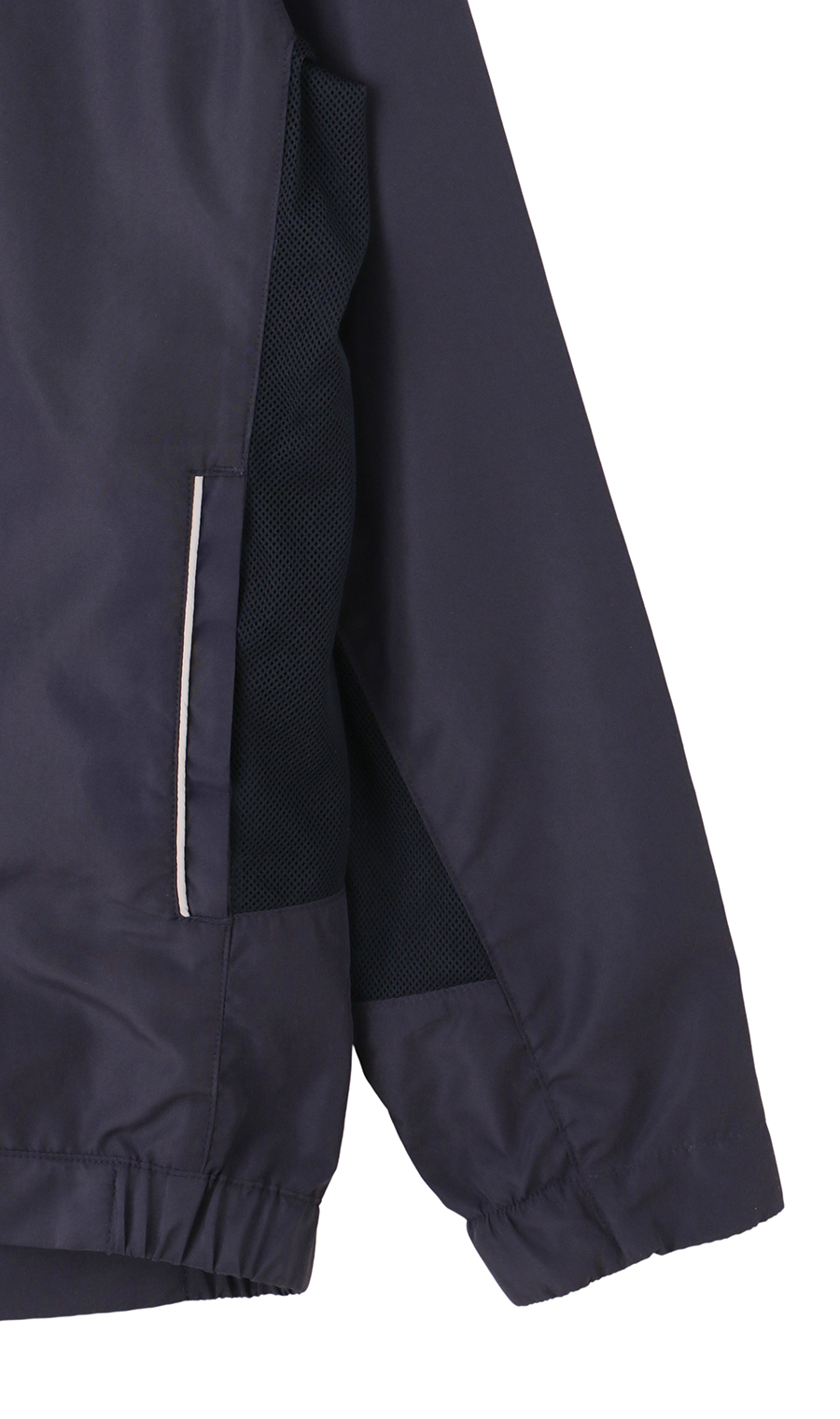 メッシュ切り替えブルゾン ネイビー M