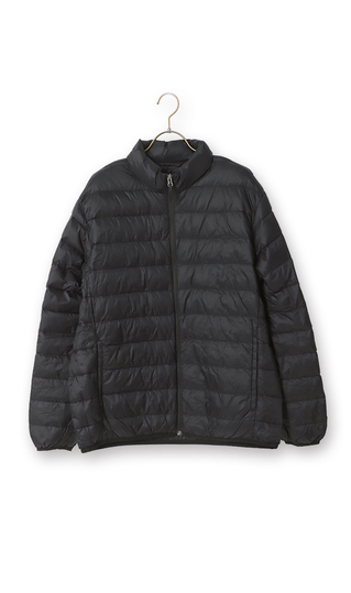 軽量リサイクルダウンブルゾン《撥水加工》