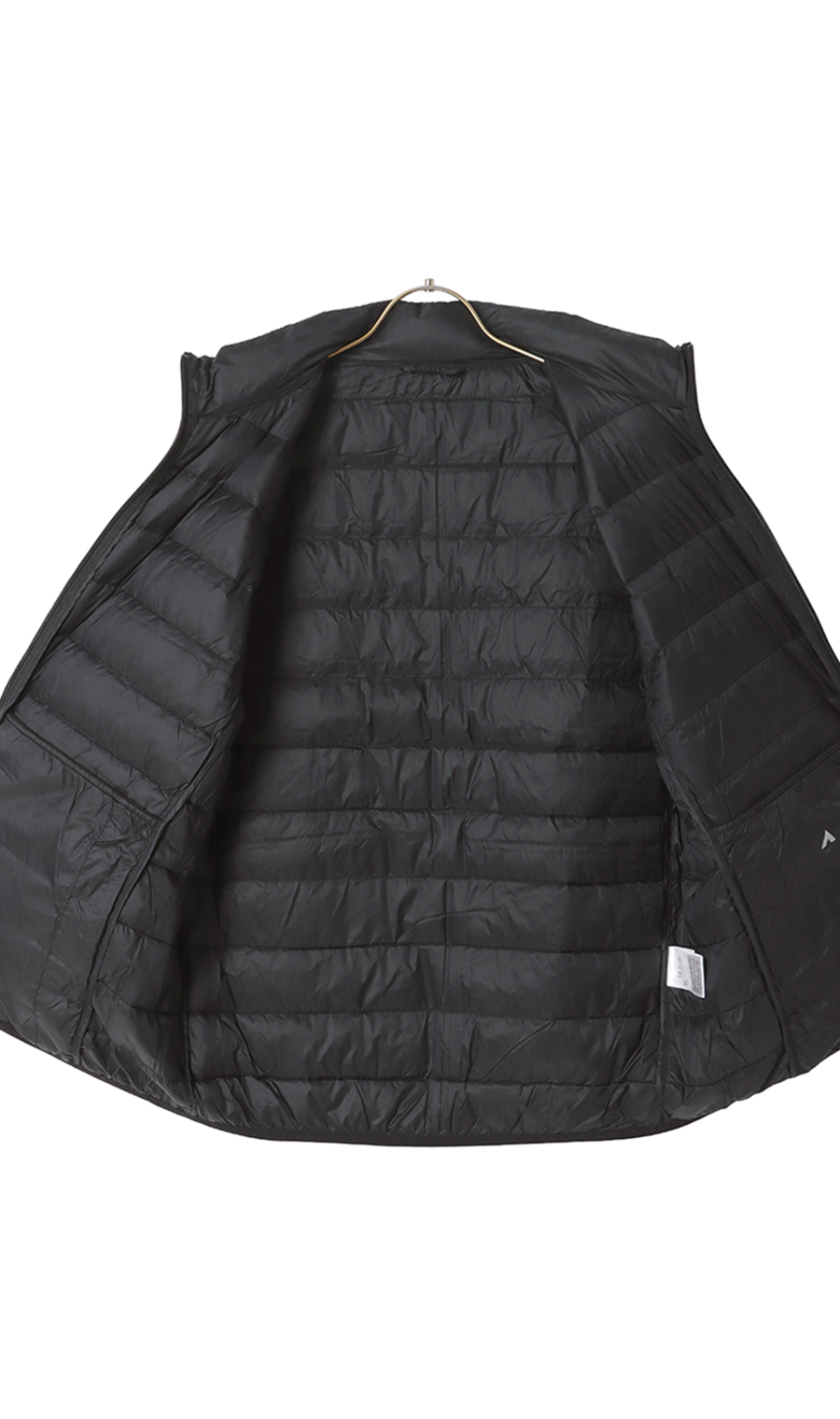 軽量リサイクルダウンブルゾン《撥水加工》 ブラック S