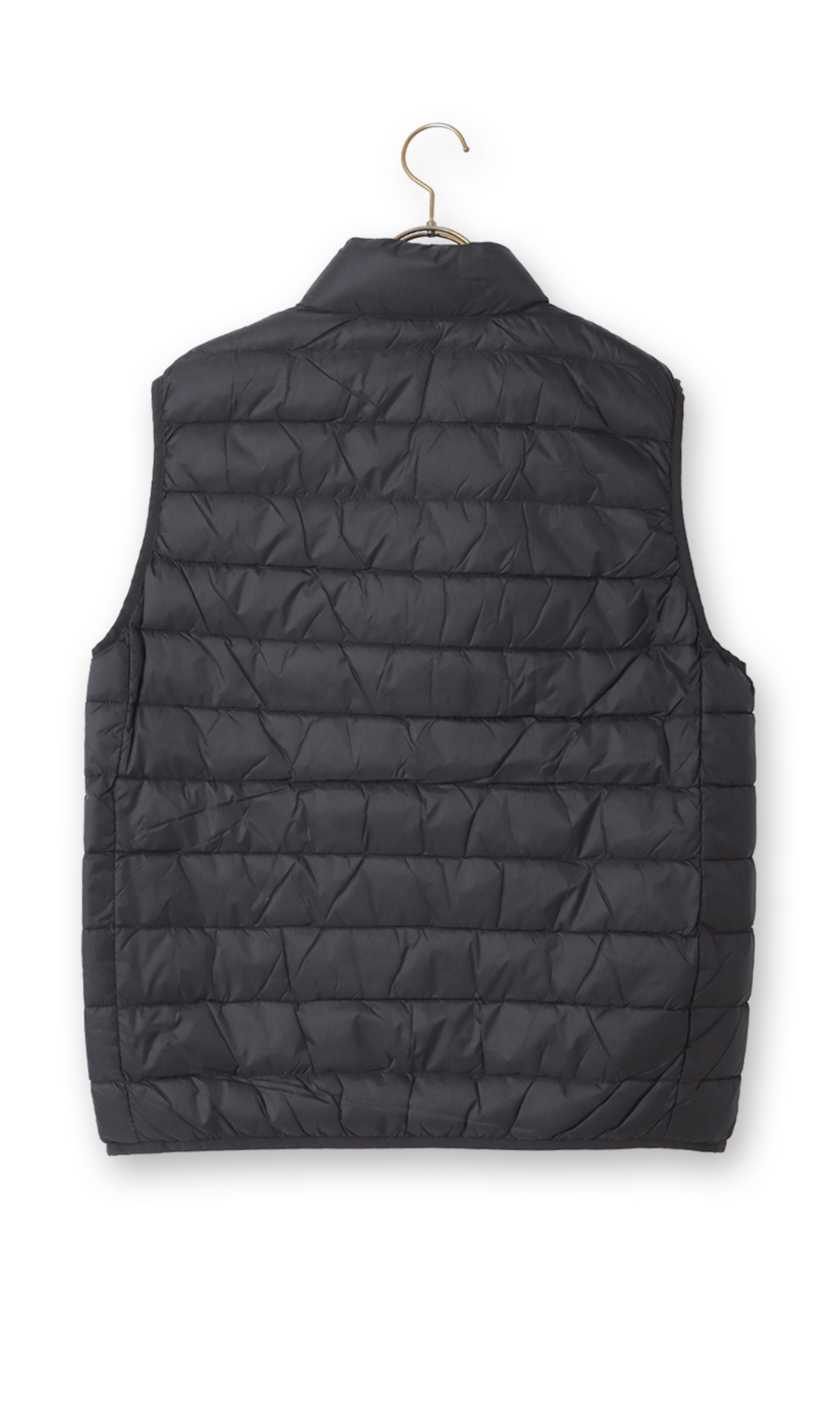 軽量リサイクルダウンベスト《撥水加工》 ネイビー S