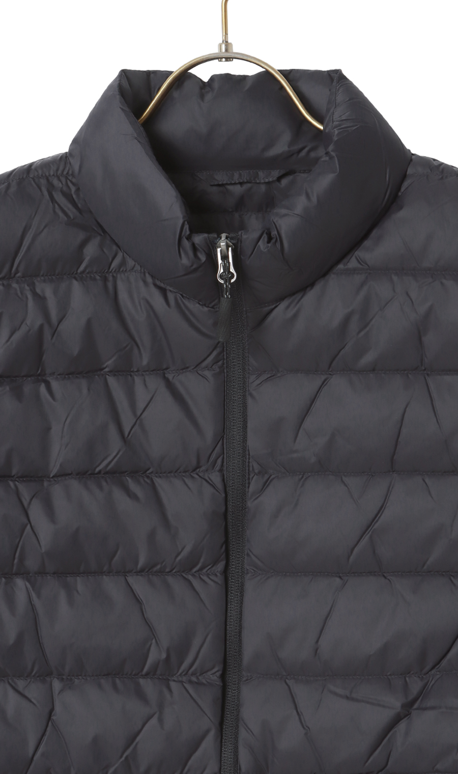 軽量リサイクルダウンベスト《撥水加工》 ネイビー S