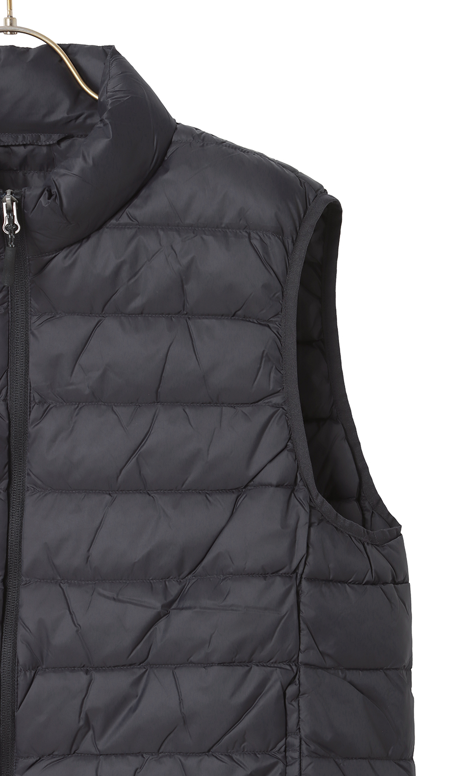 軽量リサイクルダウンベスト《撥水加工》 ネイビー S