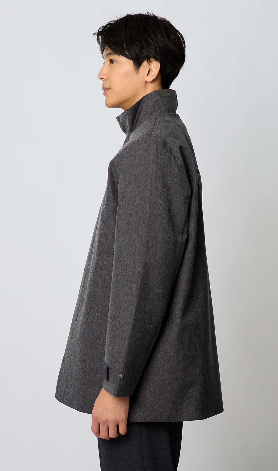 オールウェザースタンドコート【ETHERMALOFT DYNAMIC】 グレー S