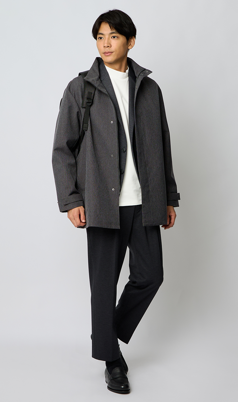 オールウェザースタンドコート【ETHERMALOFT DYNAMIC】 グレー S