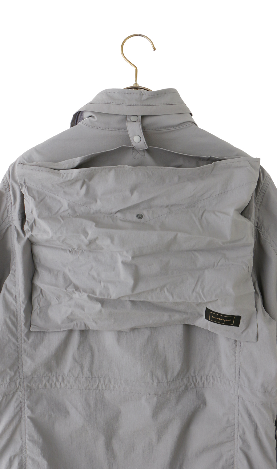 パッカブルフィールドジャケット グレー M