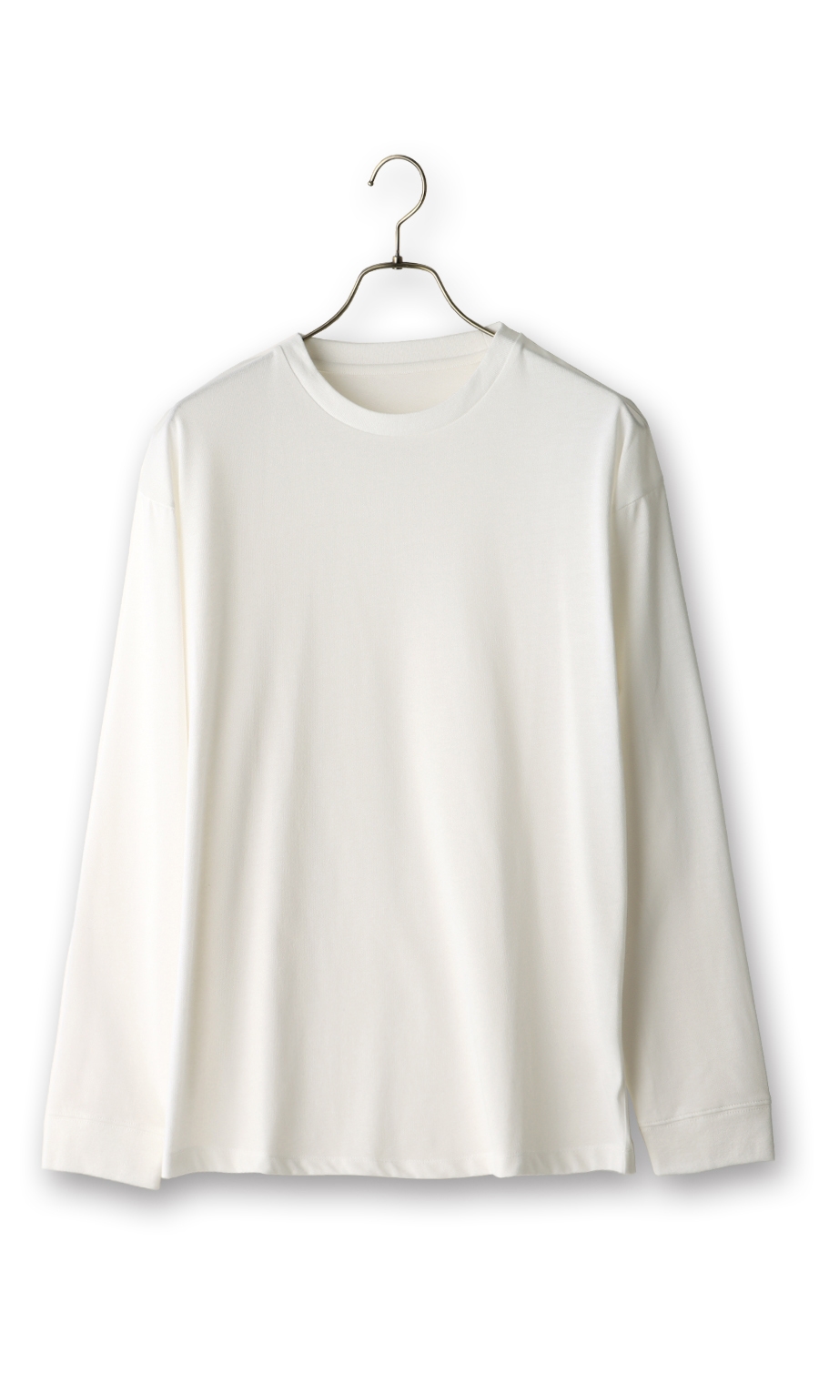 【訳アリ】クルーネックセーター&レイヤードTシャツ オレンジ M