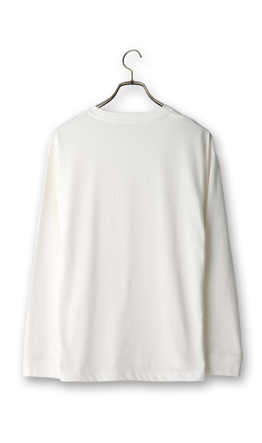 【訳アリ】クルーネックセーター&レイヤードTシャツ オレンジ M