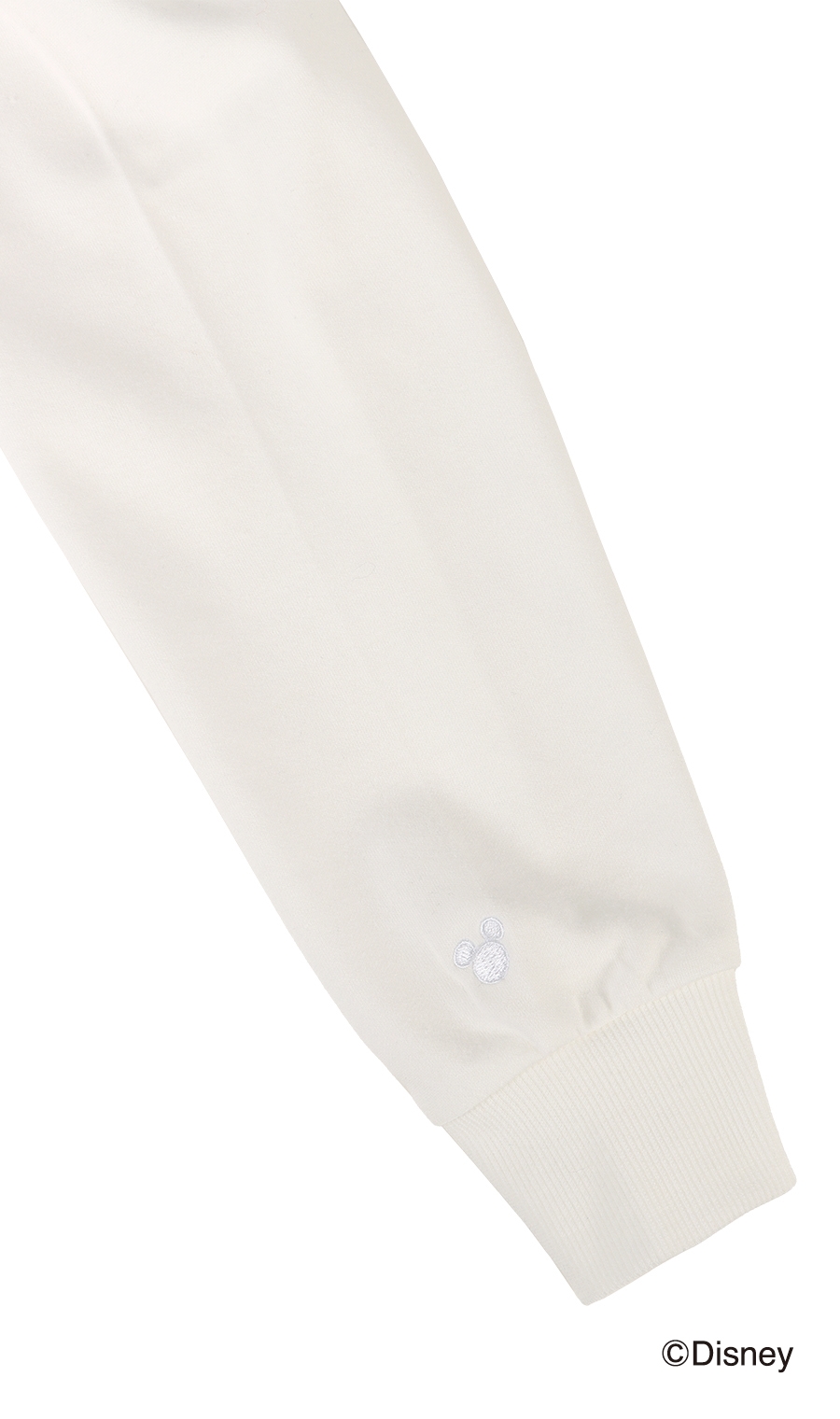 《男女兼用》クルーネック長袖Tシャツ《Disney》 ホワイト S
