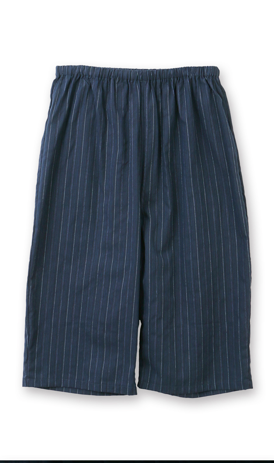 播州先染楊柳リラクシングウェア【上下セット】【日本製】 ネイビー S