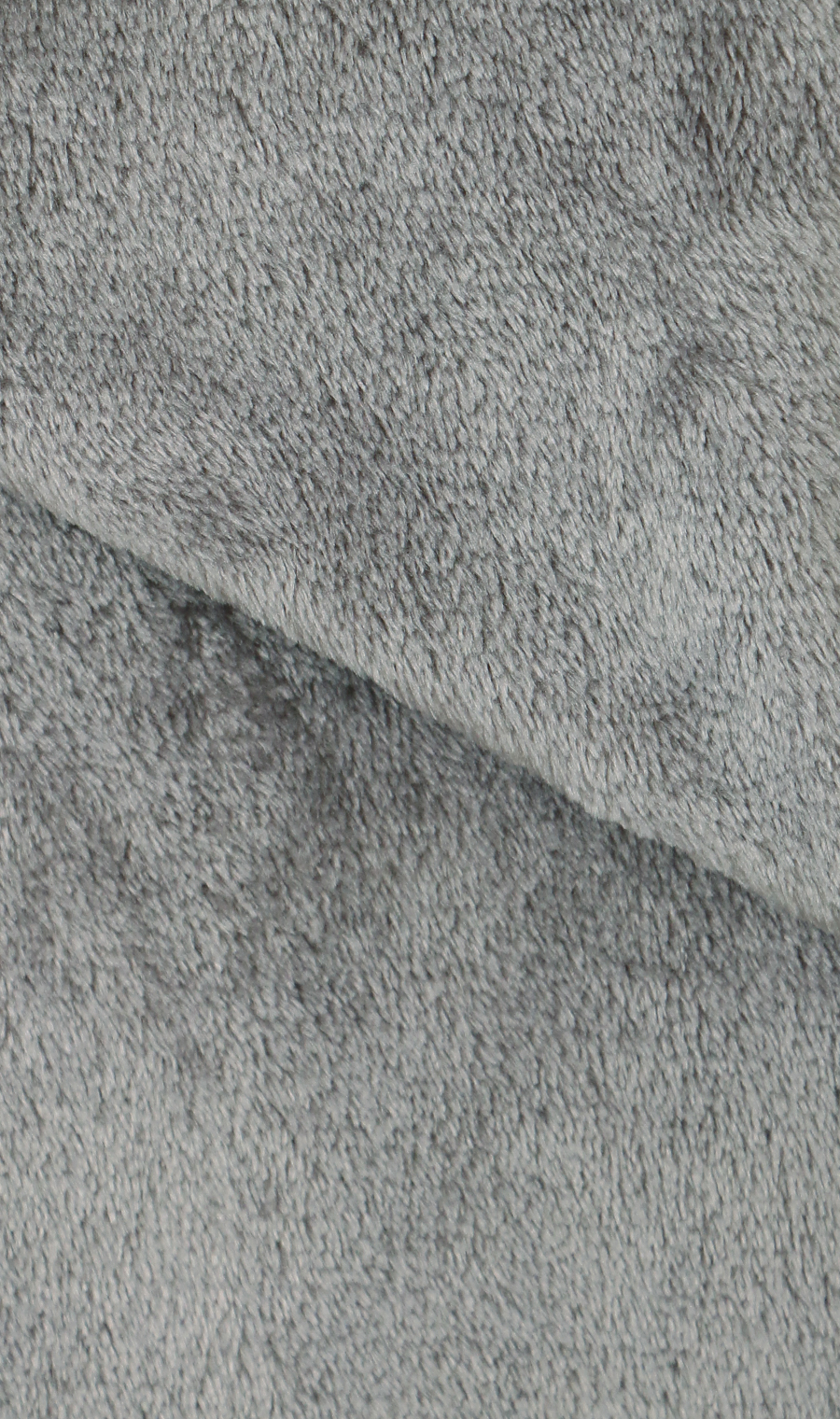 【着るホカロン】ミンクフリース半纏 グレー S