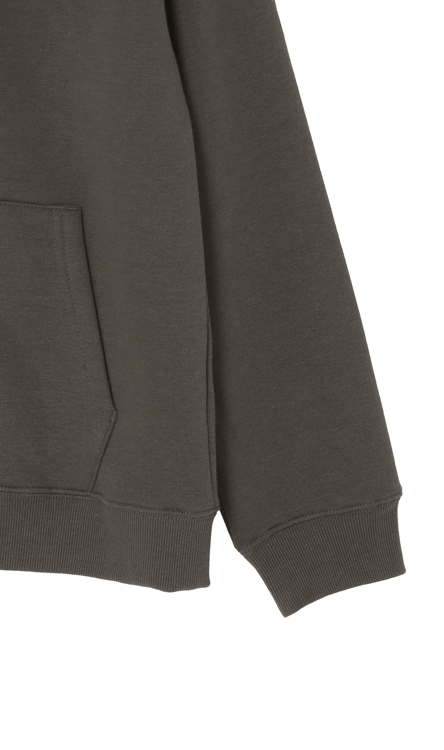 【男女兼用】ほかリッチ裏起毛フルジップパーカー【セットアップ着用可】 ブラウン S