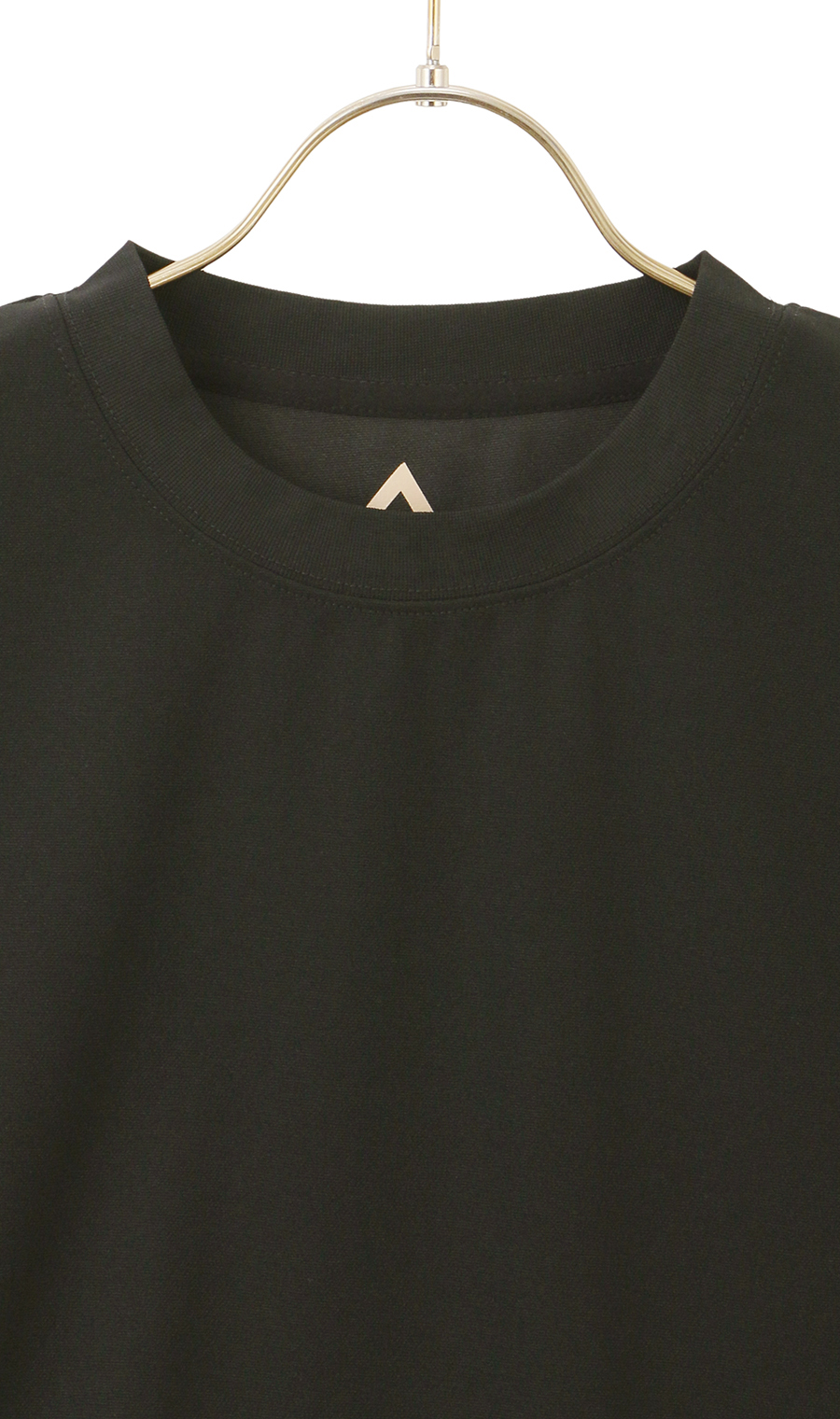 【男女兼用】らくリッチドルマンスリーブTシャツ ブラック LL