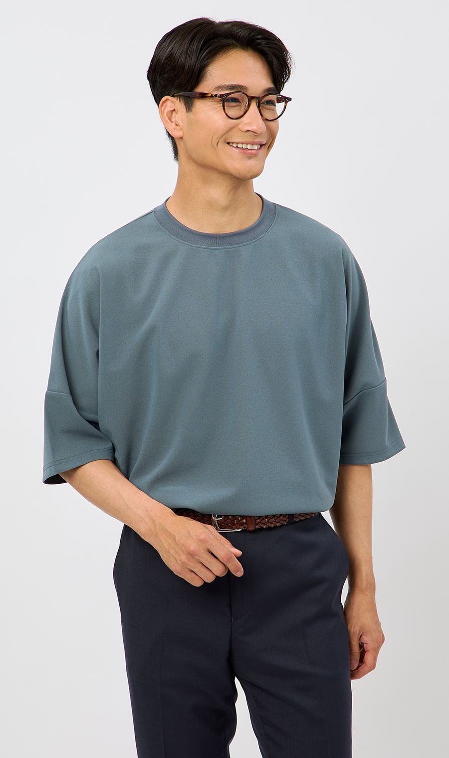「MAISON SPECIAL」 ドルマンスリーブシャツ FREE チャコールグレー レディース 男女兼用】らくリッチドルマンスリーブTシャツ (5403713-58