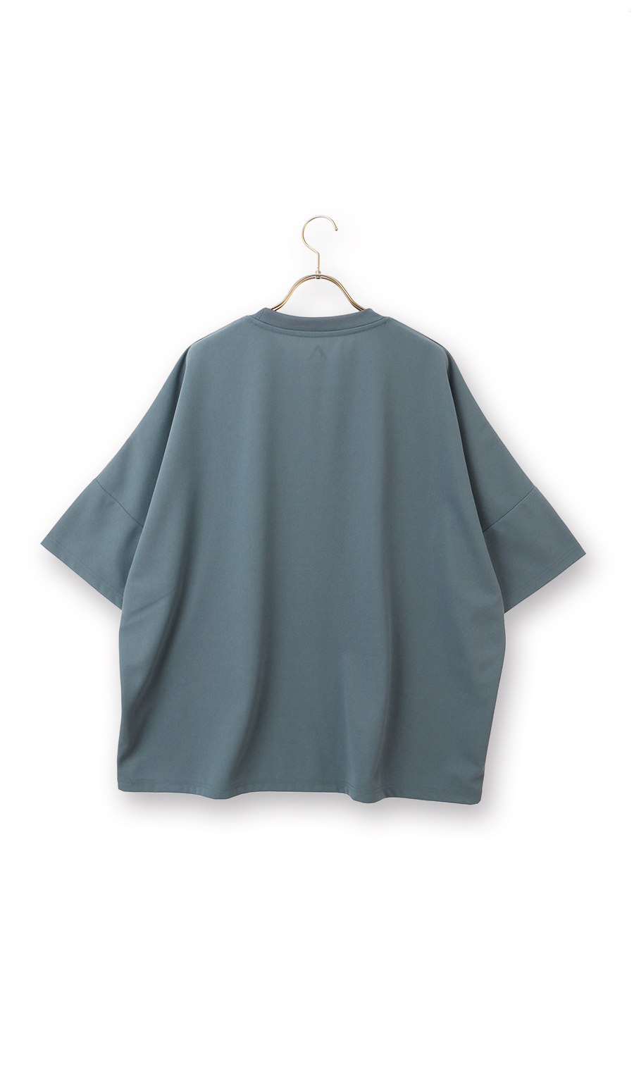 【男女兼用】らくリッチドルマンスリーブTシャツ ブルー S