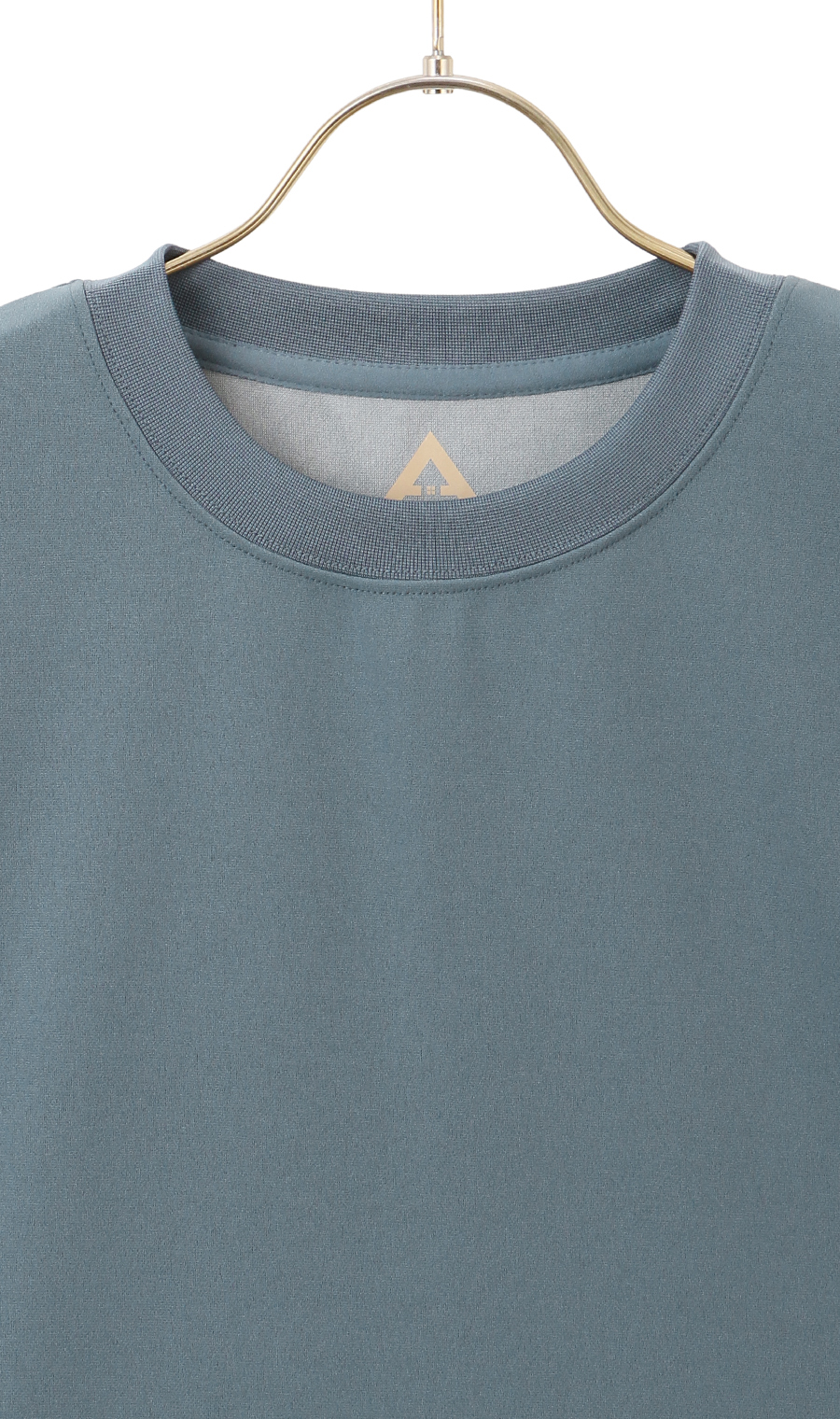 【男女兼用】らくリッチドルマンスリーブTシャツ ブルー S