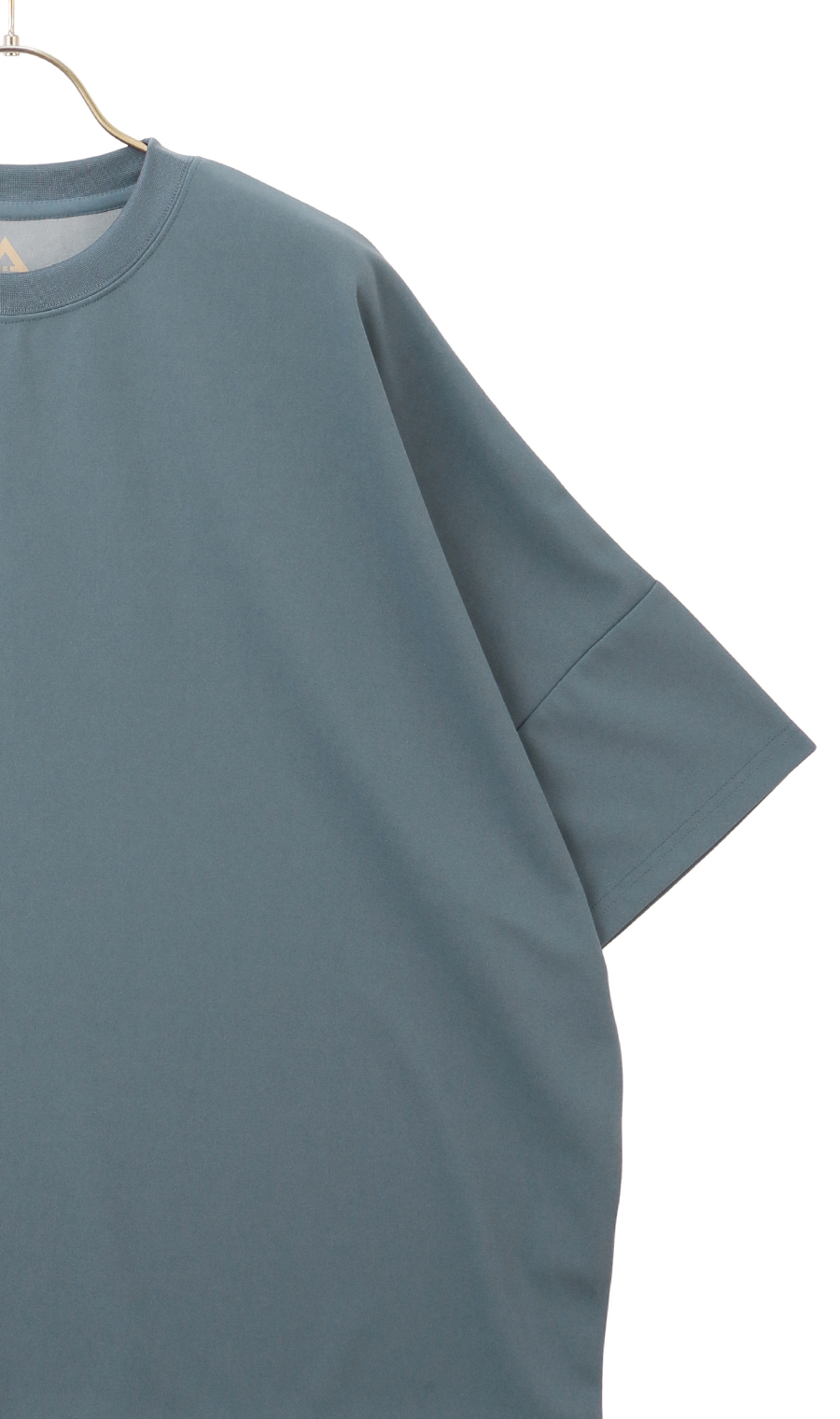 【男女兼用】らくリッチドルマンスリーブTシャツ ブルー S