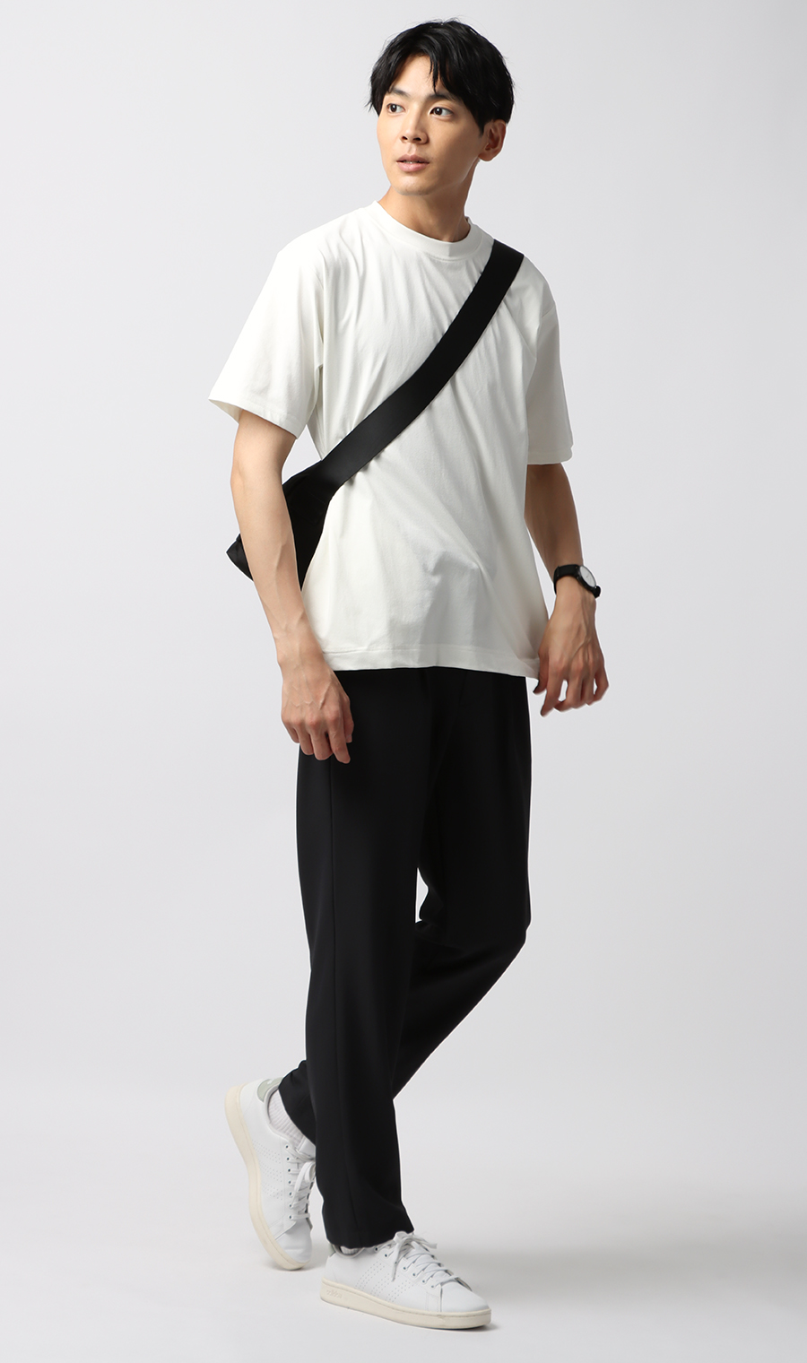 【男女兼用】らくリッチクイックドライバックメッシュTシャツ ホワイト系 S