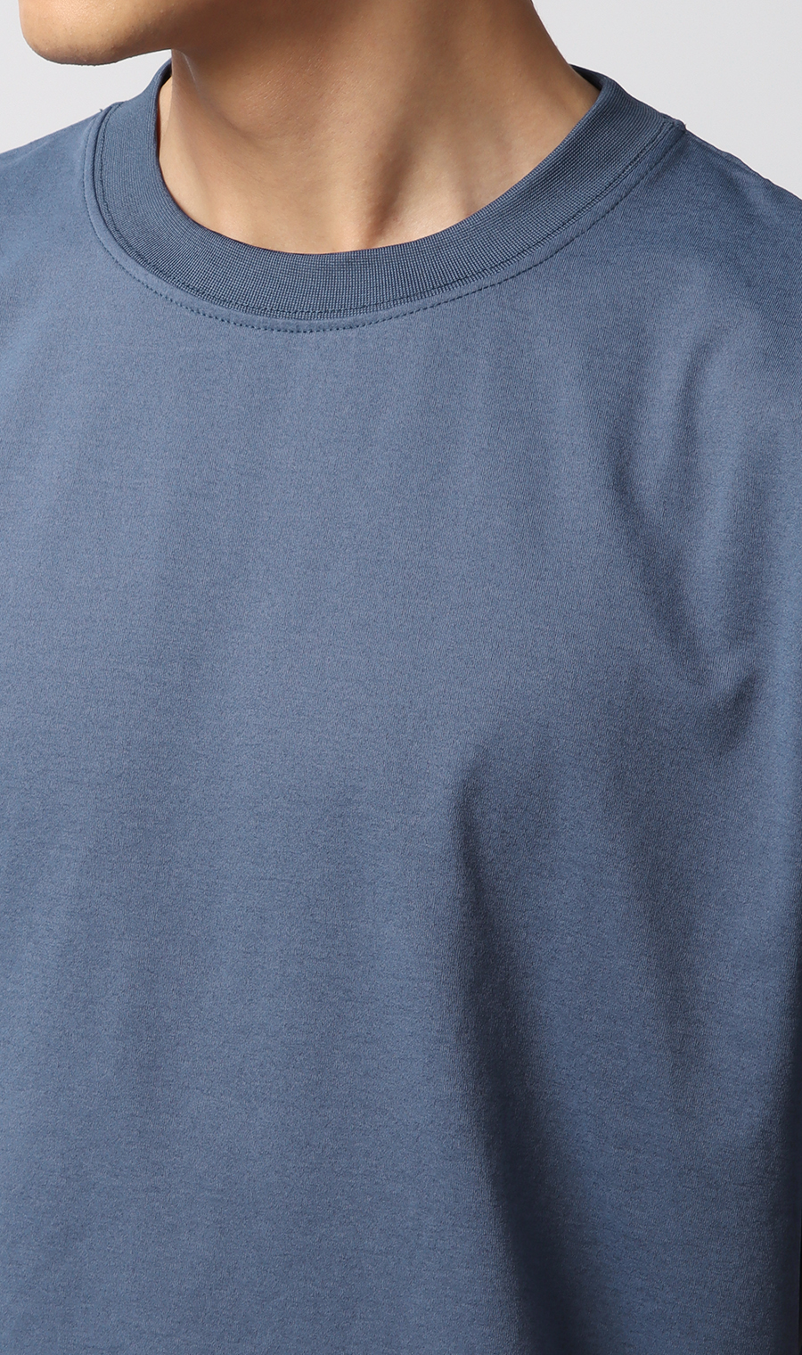 【男女兼用】らくリッチクイックドライバックメッシュTシャツ ブルー系 S