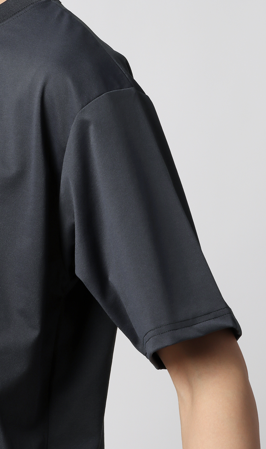 【男女兼用】らくリッチクイックドライバックメッシュTシャツ ネイビー S