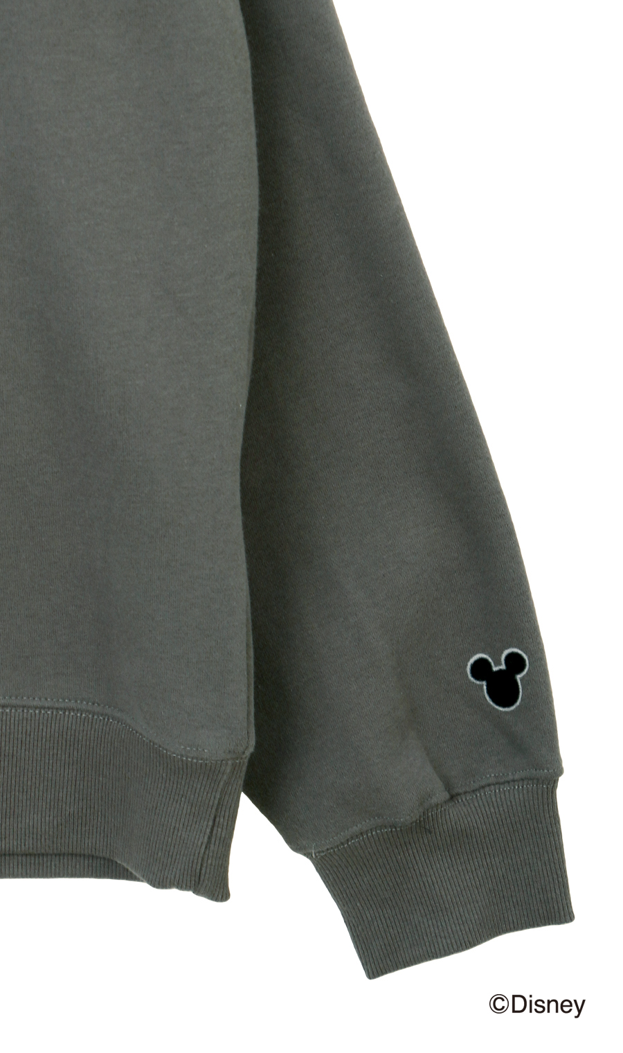 【男女兼用】裏起毛トレーナー【Disney】 チャコール S