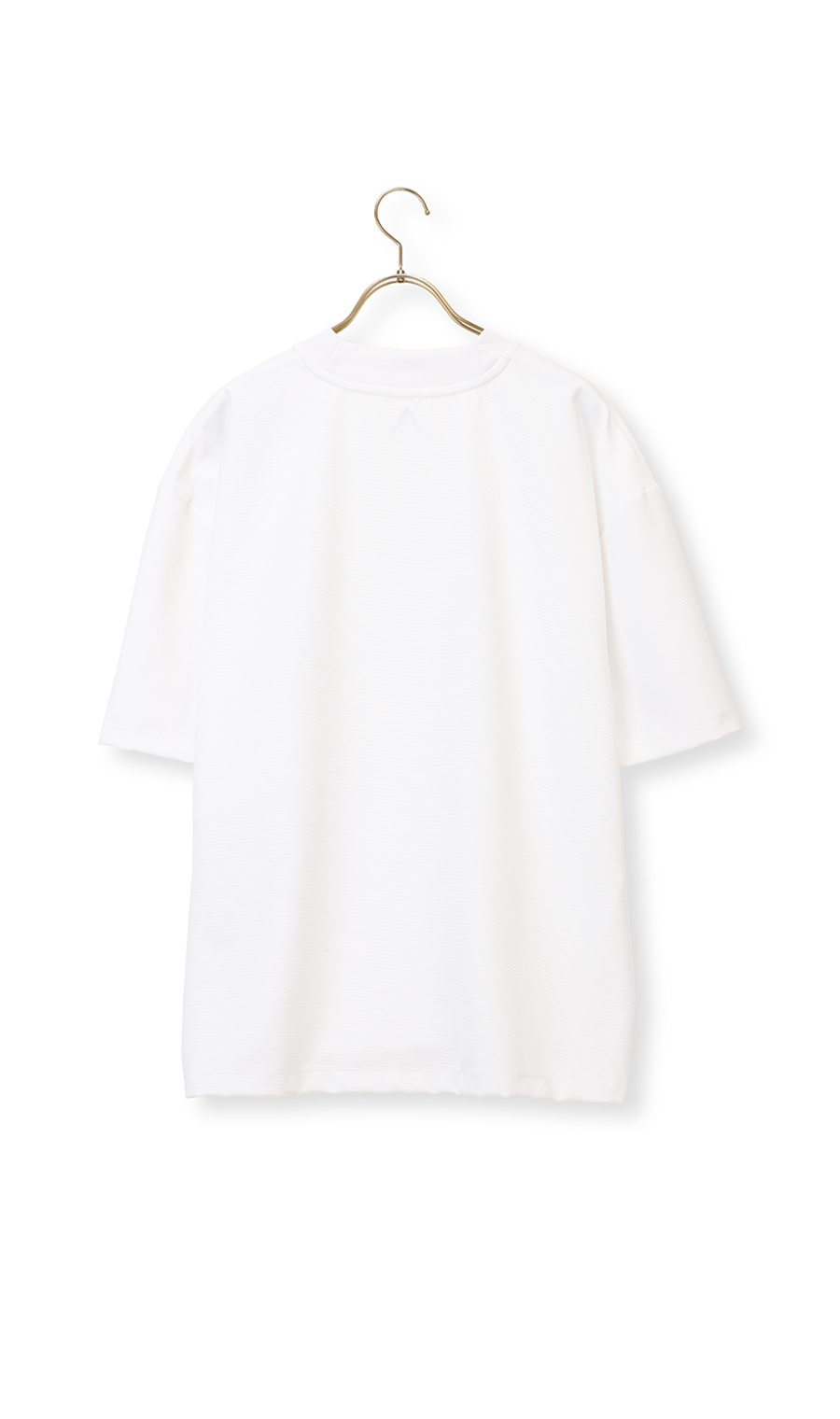 【男女兼用】らくリッチガーターTシャツ ホワイト S