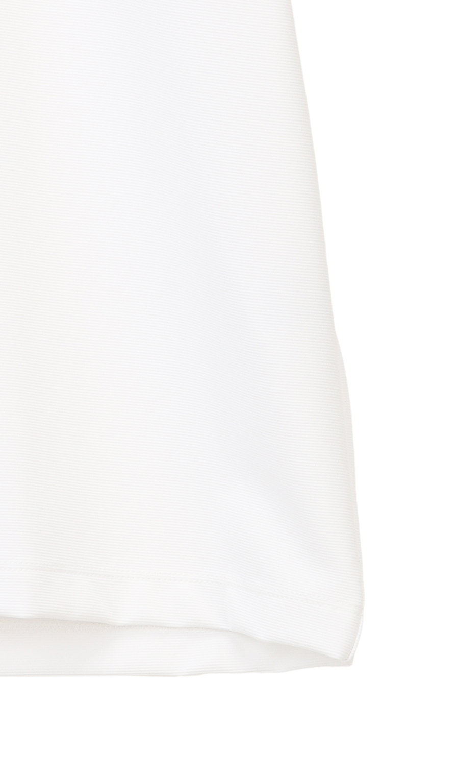 【男女兼用】らくリッチガーターTシャツ ホワイト S