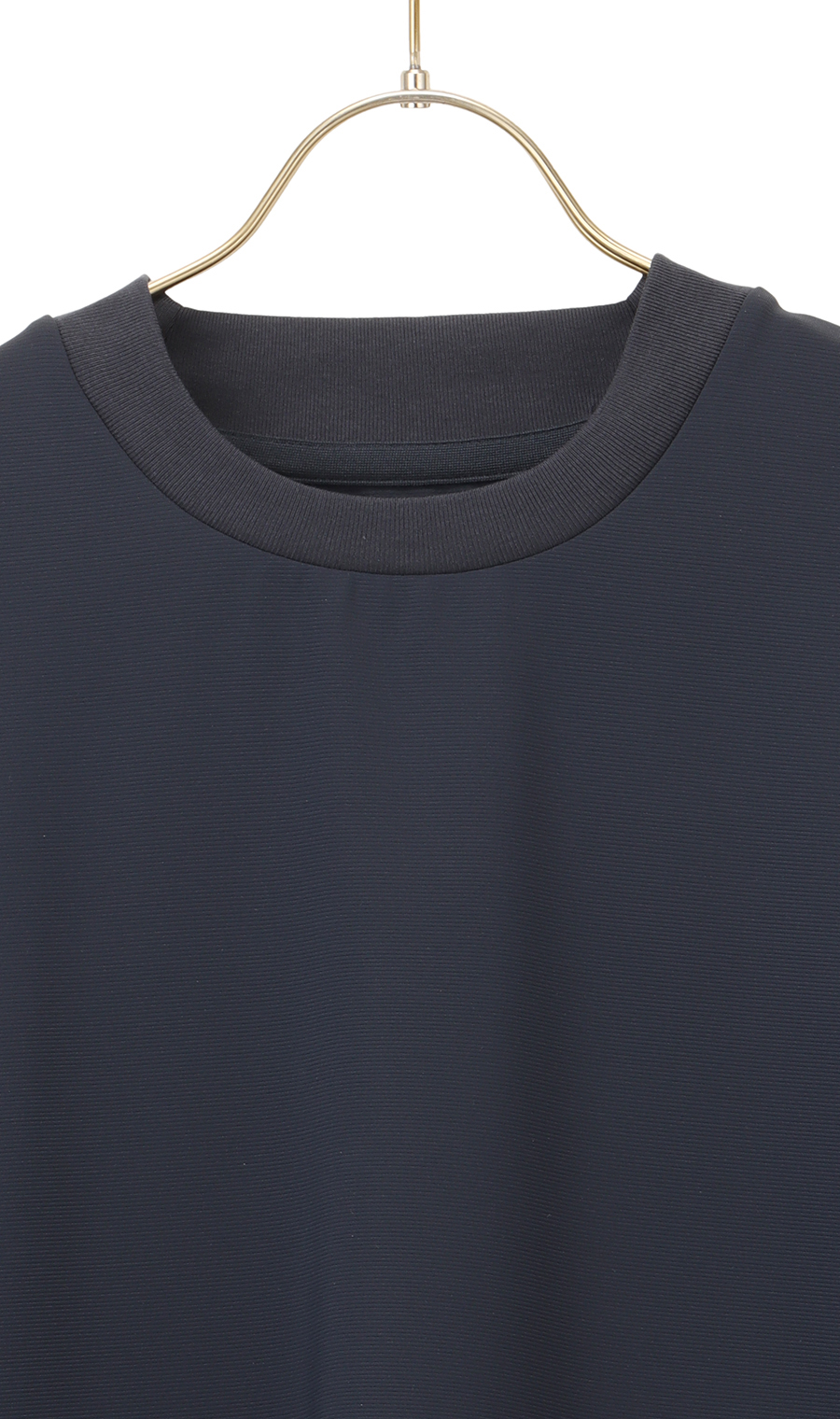 【男女兼用】らくリッチガーターTシャツ ネイビー S